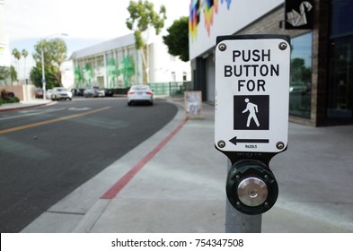 Los Angeles Crosswalk Button