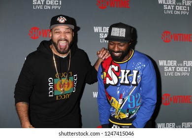 LOS ANGELES - DEC 1:  The Kid Mero, Desus Nice At The Heavyweight Championship Of The World 