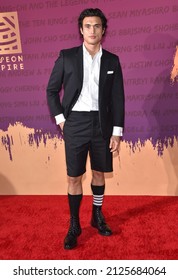 LOS ANGELES - DEC 11: Charles Melton Arrives For The 19th Annual Asian American Awards On December 11, 2021 In Beverly Hills, CA