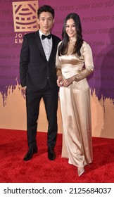 LOS ANGELES - DEC 11: Manny Jacinto And Dianne Doan Arrives For The 19th Annual Asian American Awards On December 11, 2021 In Beverly Hills, CA