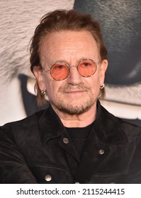 LOS ANGELES - DEC 12: Bono arrives for the ‘Sing 2’ Premiere on December 12, 2021 in Los Angeles, CA