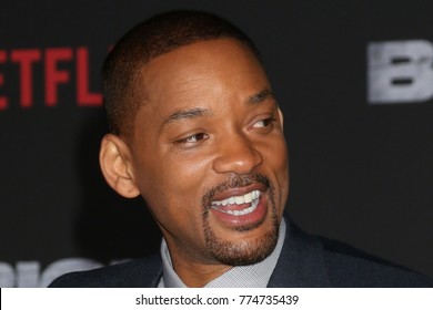 LOS ANGELES - DEC 13:  Will Smith at the "Bright" Premiere at Village Theater on December 13, 2017 in Westwood, CA