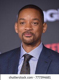 LOS ANGELES - DEC 13:  Will Smith arrives for the "Bright" Los Angeles Premiere on December 13, 2017 in Westwood, CA                