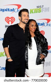 LOS ANGELES - DEC 2:  Bryan Abasolo, Rachel Lindsay At The Jingle Ball 2017 At The Forum On December 2, 2017 In Inglewood, CA