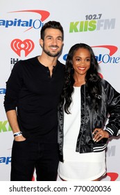 LOS ANGELES - DEC 2:  Bryan Abasolo, Rachel Lindsay At The Jingle Ball 2017 At The Forum On December 2, 2017 In Inglewood, CA