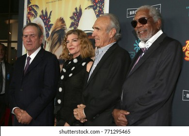 LOS ANGELES - DEC 7:  Tommy Lee Jones, Rene Russo, Ron Shelton, Morgan Fre At The 