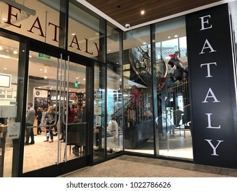 LOS ANGELES, DEC 9th, 2017: Eataly Store Exterior At The Westfield Century City Shopping Mall.