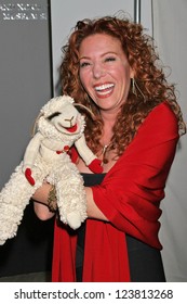 LOS ANGELES - DECEMBER 05: Mallory Tarcher And Lamb Chop At The Presentation Of 