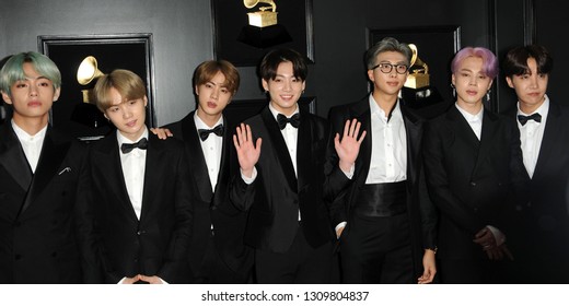 LOS ANGELES - FEB 10:  BTS At The 61st Grammy Awards At The Staples Center On February 10, 2019 In Los Angeles, CA