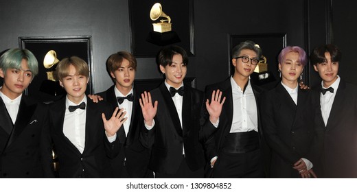 LOS ANGELES - FEB 10:  BTS At The 61st Grammy Awards At The Staples Center On February 10, 2019 In Los Angeles, CA