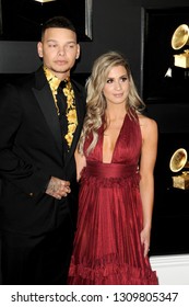 LOS ANGELES - FEB 10:  Kane Brown, Katelyn Brown At The 61st Grammy Awards At The Staples Center On February 10, 2019 In Los Angeles, CA