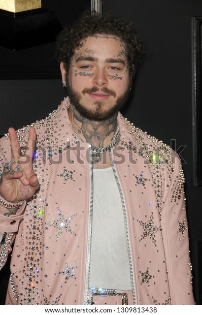 Los Angeles Feb 10 Post Malone Stock Photo 1309813438 | Shutterstock