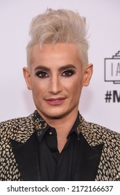 LOS ANGELES - FEB 19: Frankie Grande Arrives For The  9th Annual Make Up Artist And Hair Stylists Guild Awards On February 19, 2022 In Beverly Hills, CA