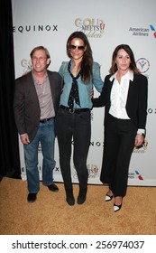 LOS ANGELES - FEB 21:  Bart Conner, Katie Holmes, Nadia Comaneci At The 3rd 