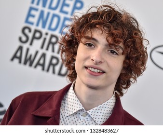 LOS ANGELES - FEB 23:  Finn Wolfhard Arrives For The 2019 Film Independent Spirit Awards On February 23, 2019 In Santa Monica, CA