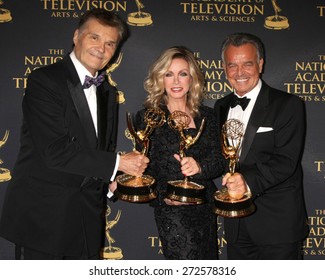 LOS ANGELES - FEB 24:  Fred Willard, Donna Mills, Ray Wise at the Daytime Emmy Creative Arts Awards 2015 at the Universal Hilton Hotel on April 24, 2015 in Los Angeles, CA