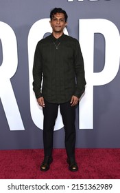 LOS ANGELES - FEB 24: Utkarsh Ambudkar Arrives For Hulu’s Premiere Of ‘The Dropout’l On February 24, 2022 In West Hollywood, CA