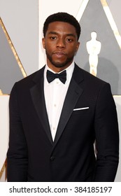 LOS ANGELES - FEB 28:  Chadwick Boseman at the 88th Annual Academy Awards - Arrivals at the Dolby Theater on February 28, 2016 in Los Angeles, CA