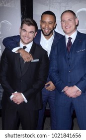 LOS ANGELES - FEB 5:  Alec Skarlatos, Anthony Sadler, Spencer Stone At The 