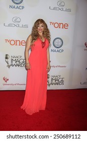 LOS ANGELES - FEB 6:  Stacey Francis At The 46th NAACP Image Awards Arrivals At A Pasadena Convention Center On February 6, 2015 In Pasadena, CA