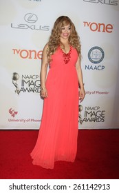 LOS ANGELES - FEB 6:  Stacey Francis At The 46th NAACP Image Awards Arrivals At A Pasadena Convention Center On February 6, 2015 In Pasadena, CA