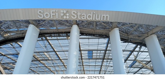 Los Angeles - February 12, 2022:
SoFi Stadium Building Day Exterior