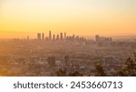 Los Angeles, Hollywood, sunrise, golden hour, beautiful, majestic, skyline, cityscape, urban, California, sun-kissed, morning, dawn, sunlight, glowing, golden light, city of angels, iconic, south cali