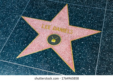 LOS ANGELES, HOLLYWOOD, USA - MARCH 29, 2020: Lee Daniels Star On Hollywood Walk Of Fame In Los Angeles, California, USA