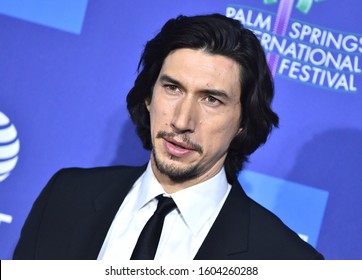 LOS ANGELES - JAN 02:  Adam Driver Arrives For The PSIFF Awards Gala 2020 On January 02, 2020 In Palm Sprimgs, CA                