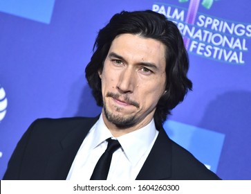 LOS ANGELES - JAN 02:  Adam Driver Arrives For The PSIFF Awards Gala 2020 On January 02, 2020 In Palm Sprimgs, CA                