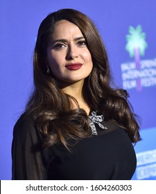 LOS ANGELES - JAN 02:  Salma Hayek Arrives For The PSIFF Awards Gala 2020 On January 02, 2020 In Palm Sprimgs, CA                