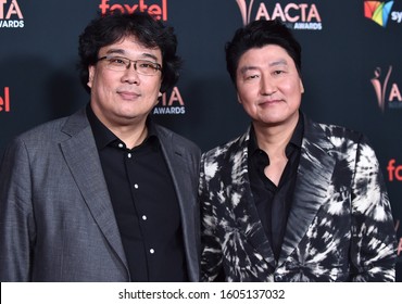 LOS ANGELES - JAN 03:  Bong Joon Ho And Song Kang Ho Arrives For The AACTA International Awards 2020 On January 03, 2020 In West Hollywood, CA                