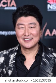 LOS ANGELES - JAN 03:  Song Kang Ho Arrives For The AACTA International Awards 2020 On January 03, 2020 In West Hollywood, CA                