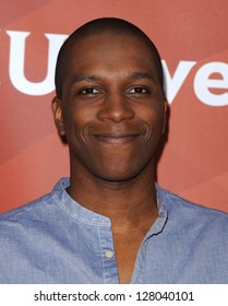 LOS ANGELES - JAN 06:  Leslie Odom Jr Arrives To The NBC All Star Winter TCA 2013  On January 06, 2013 In Pasadena, CA