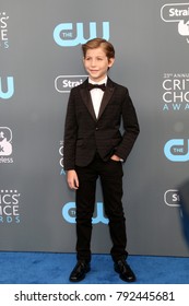 LOS ANGELES - JAN 11:  Jacob Tremblay At The 23rd Annual Critics' Choice Awards At Barker Hanger On January 11, 2018 In Santa Monica, CA