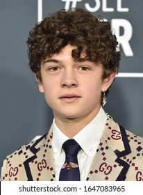 LOS ANGELES - JAN 12:  Noah Jupe Arrives For The 25th Annual Critics' Choice Awards On January 12, 2020 In Santa Monica, CA