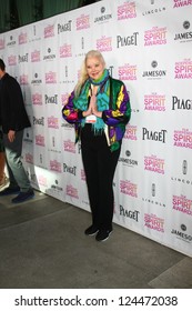 LOS ANGELES - JAN 12:  Sally Kirkland Arrives At The 2013 Film Inependent Nominees Brunch At BOA Steakhouse On January 12, 2013 In West Hollywood, CA