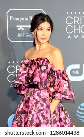 LOS ANGELES - JAN 13:  Gemma Chan At The Critics Choice Awards  At The Barker Hanger On January 13, 2019 In Santa Monica, CA