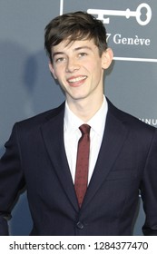 LOS ANGELES - JAN 13:  Griffin Gluck At The Critics Choice Awards  At The Barker Hanger On January 13, 2019 In Santa Monica, CA