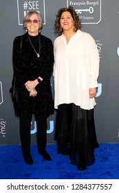 LOS ANGELES - JAN 13:  Kristi Zea, Anna Deavere Smith at the Critics Choice Awards  at the Barker Hanger on January 13, 2019 in Santa Monica, CA