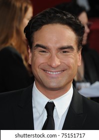 LOS ANGELES - JAN 16:  Johnny Galecki Arrives To The 68th Annual Golden Globe Awards  On January 16, 2011 In Beverly Hills, CA