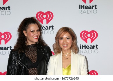 LOS ANGELES - JAN 17:  Marcy DePina, Esther Choi_ At The 2020 IHeartRadio Podcast Awards At The IHeart Theater On January 17, 2020 In Burbank, CA