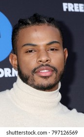 LOS ANGELES - JAN 18:  Trevor Jackson At The Freeform Summit 2018 At NeueHouse On January 18, 2018 In Los Angeles, CA