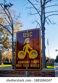 Los Angeles, JAN 21, 2013 - Afternoon Sunny View Of Some USC Campus Scene