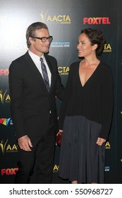 LOS ANGELES - JAN 6:  Simon Baker, Rebecca Rigg At The 6th AACTA International Awards At 229 Images On January 6, 2017 In Los Angeles, CA