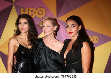 LOS ANGELES - JAN 7:  Sofia Pernas, Anne Heche, Natacha Karam At The HBO Post Golden Globe Party 2018 At Beverly Hilton Hotel On January 7, 2018 In Beverly Hills, CA