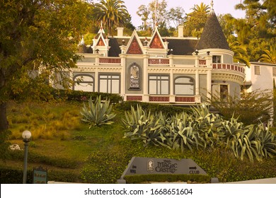 Los Angeles - January 25, 2020: 
The Magic Castle Theatre And Restaurant In Hollywood