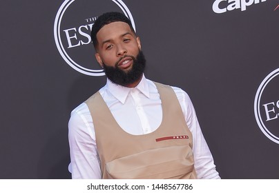 LOS ANGELES - JUL 10:  Odell Beckham Jr. Arrives To ESPY Awards 2019  On July 10, 2019 In Hollywood, CA