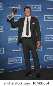 LOS ANGELES - JUL 11:  Matthew Stafford In The Press Room Of The 2012 ESPY Awards At Nokia Theater At LA Live On July 11, 2012 In Los Angeles, CA