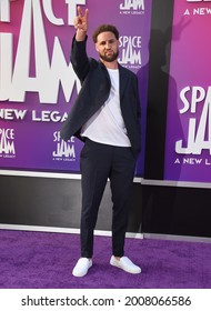 LOS ANGELES - JUL 12: Klay Thompson Arrives For The 'Space Jam: A New Legacy' World Premiere On July 12, 2021 In Los Angeles, CA